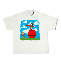 Pistachio Calvin Hobbes Urban Heavy Tee - linhVisuals
