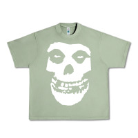Oil Green mens skull Urban Heavy Tee - linhVisuals