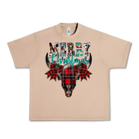 Burro merry christmas bull skull Urban Heavy Tee - CowhideDigitalArt