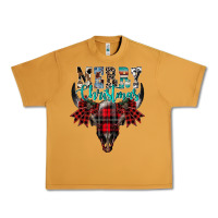 Peanut Butter merry christmas bull skull Urban Heavy Tee - CowhideDigitalArt