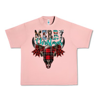 Salmon merry christmas bull skull Urban Heavy Tee - CowhideDigitalArt