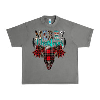Tornado merry christmas bull skull Urban Heavy Tee - CowhideDigitalArt