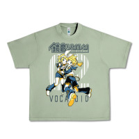Oil Green kagamine rin len Urban Heavy Tee - linhVisuals