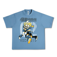 Pebble Blue kagamine rin len Urban Heavy Tee - linhVisuals