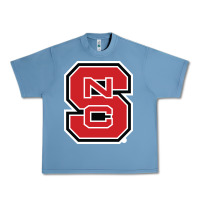 Pebble Blue north carolina state Urban Heavy Tee - linhVisuals