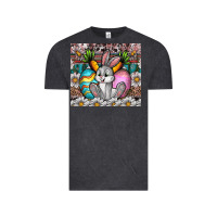 Vintage Black easter Vintage Tee - CowhideDigitalArt