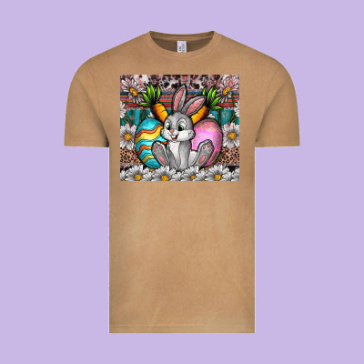 Easter Vintage Tee Designed By Cowhidedigitalart