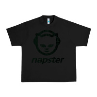 Black napster    napster Urban Heavy Tee - linhVisuals