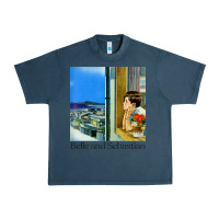 Midnight Navy belle and sebastian 90s style fanart design Urban Heavy Tee - linhVisuals