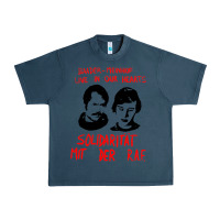 Midnight Navy baader–meinhof raf original 70s design Urban Heavy Tee - linhVisuals