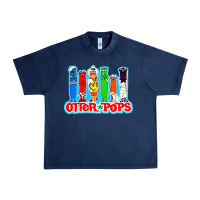 Navy otter pops anime character Urban Heavy Tee - linhVisuals