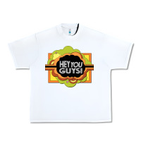 White hey you guys   the electric company Urban Heavy Tee - linhVisuals