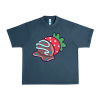 Midnight Navy chocolate covered strawberry Urban Heavy Tee - linhVisuals