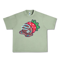 Oil Green chocolate covered strawberry Urban Heavy Tee - linhVisuals