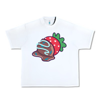 White chocolate covered strawberry Urban Heavy Tee - linhVisuals
