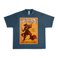 Midnight Navy pirates of the caribbean film Urban Heavy Tee - linhVisuals