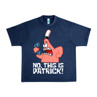 Navy no this is patrick Urban Heavy Tee - linhVisuals