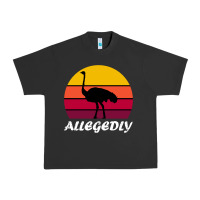 Pigment Black retro vintage allegedly ostrich Urban Heavy Tee - linhVisuals