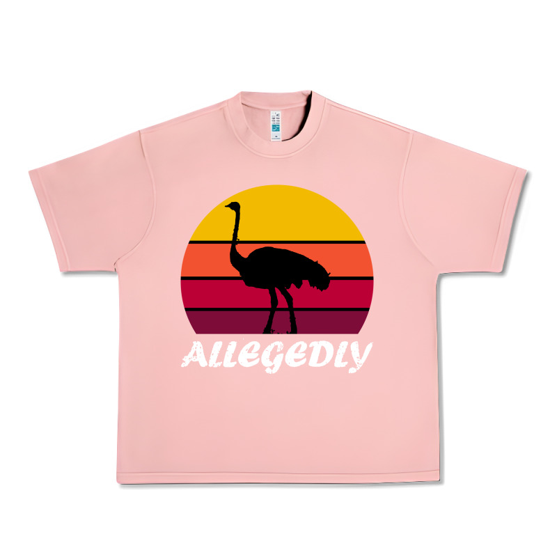 Retro Vintage Allegedly Ostrich Urban Heavy Tee by linhVisuals | Teevron