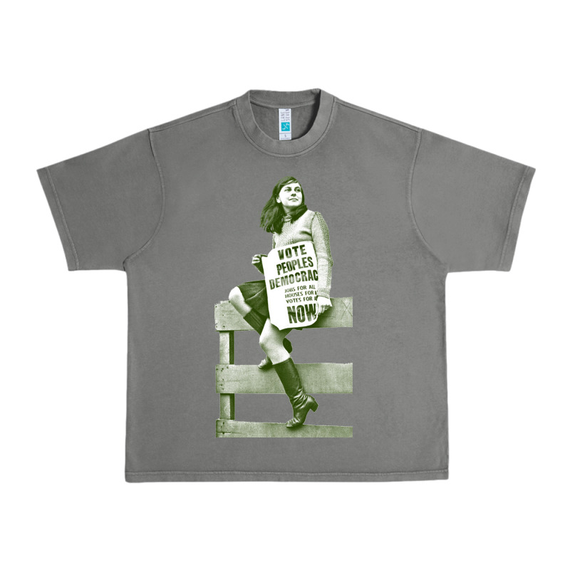 Bernadette Devlin Retro Irish Fanart Urban Heavy Tee by linhVisuals | Teevron