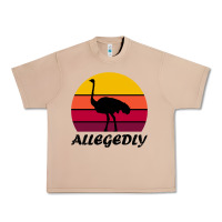 Burro retro vintage allegedly ostrich Urban Heavy Tee - linhVisuals