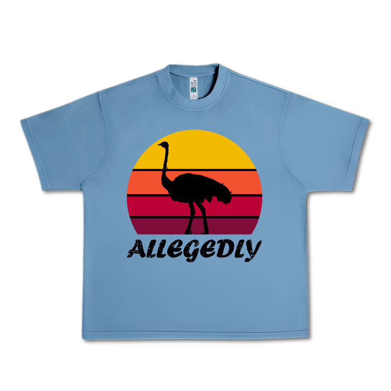 Retro Vintage Allegedly Ostrich Urban Heavy Tee by linhVisuals | Teevron