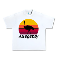 White retro vintage allegedly ostrich Urban Heavy Tee - linhVisuals