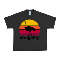 Pigment Black retro vintage allegedly ostrich Urban Heavy Tee - linhVisuals