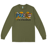 Army Green proud veteran boots and hats Long Sleeve Tee - Artiststas