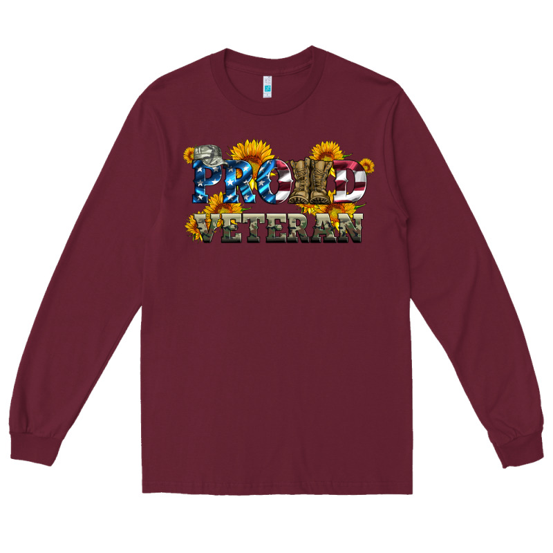 Proud Veteran Boots And Hats Long Sleeve Tee by Artiststas | Teevron