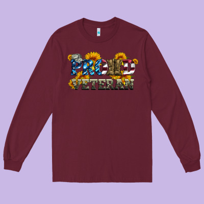 Proud Veteran Boots And Hats Long Sleeve Tee Designed By Artiststas