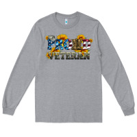 Heather Grey proud veteran boots and hats Long Sleeve Tee - Artiststas