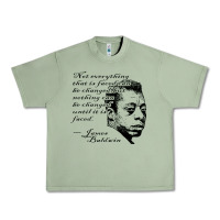 Oil Green james baldwin Urban Heavy Tee - linhVisuals
