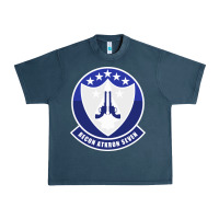 Midnight Navy ra 5c vigilante patch Urban Heavy Tee - linhVisuals