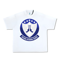 White ra 5c vigilante patch Urban Heavy Tee - linhVisuals