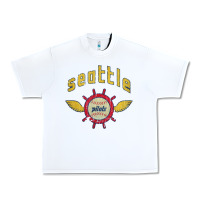 White seattle pilots baseball vintage Urban Heavy Tee - linhVisuals