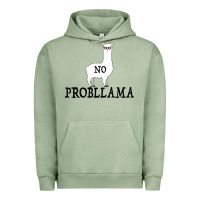 Pigment Oil Green No Problama Urban Hoodie - Bettercallsaul