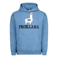 Pigment Pebble Blue No Problama Urban Hoodie - Bettercallsaul