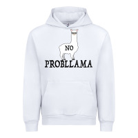 White No Problama Urban Hoodie - Bettercallsaul