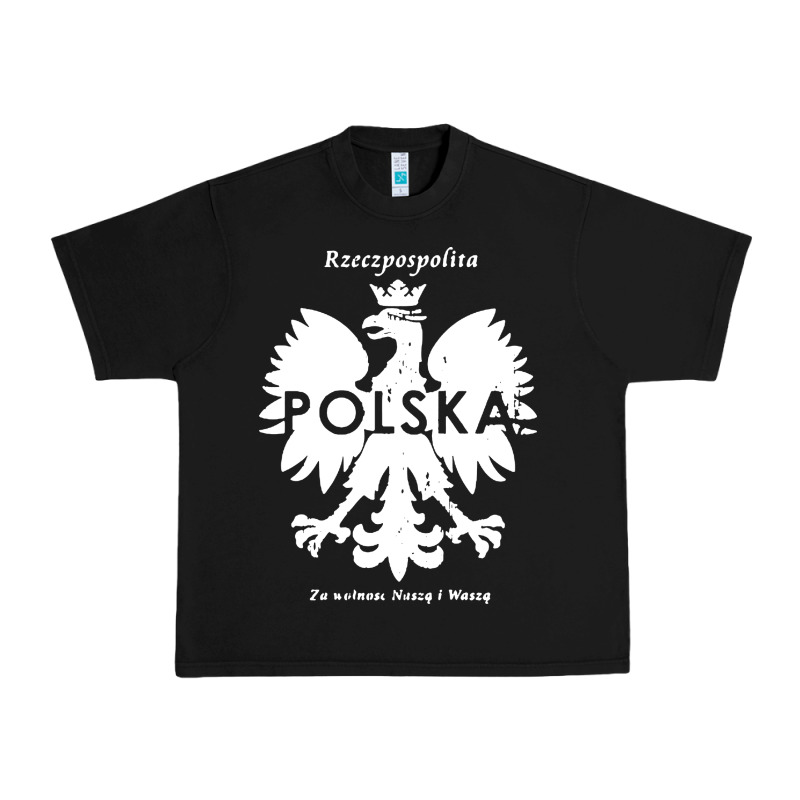 Poland Rzeczpospolita Polska Polish Eagle Symbol Urban Heavy Tee by linhVisuals | Teevron