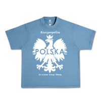 Pebble Blue poland rzeczpospolita polska polish eagle symbol Urban Heavy Tee - linhVisuals