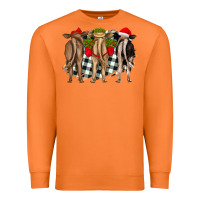 Carrot christmas heifers back view Premium Sweatshirt - RanaPortraitStore