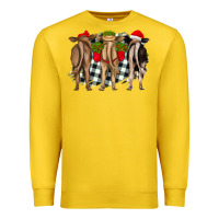 Lemon christmas heifers back view Premium Sweatshirt - RanaPortraitStore