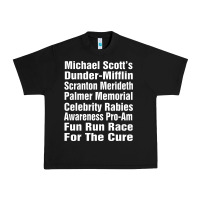 Black fun office tv show Urban Heavy Tee - linhVisuals