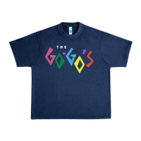 Navy the go go's müsïc Urban Heavy Tee - linhVisuals