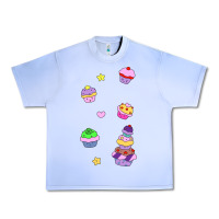 Grape Ice cupcakes! Urban Heavy Tee - linhVisuals