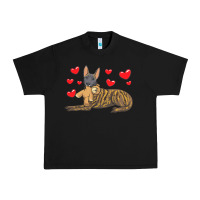 Black dutch shepherd dog t  shirt dutch shepherd dog with stuffed animal and Urban Heavy Tee - linhVisuals