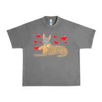 Tornado dutch shepherd dog t  shirt dutch shepherd dog with stuffed animal and Urban Heavy Tee - linhVisuals