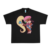 Black cute guitarist dixie kong Urban Heavy Tee - linhVisuals