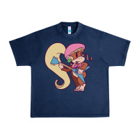 Cute Guitarist Dixie Kong Urban Heavy Tee | Teevron